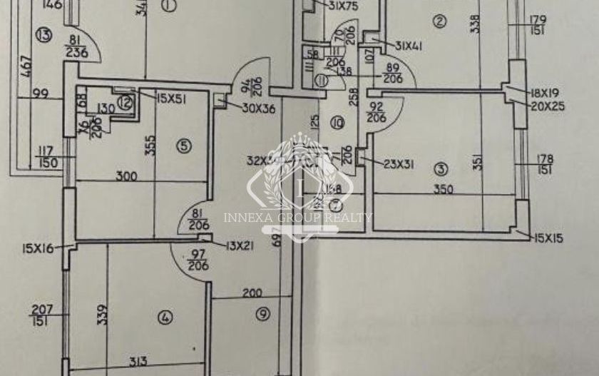 Apartament 4 camere vedere panoramica | Cismigiu | Bloc 1980 | Renovat recent - Schiță 8