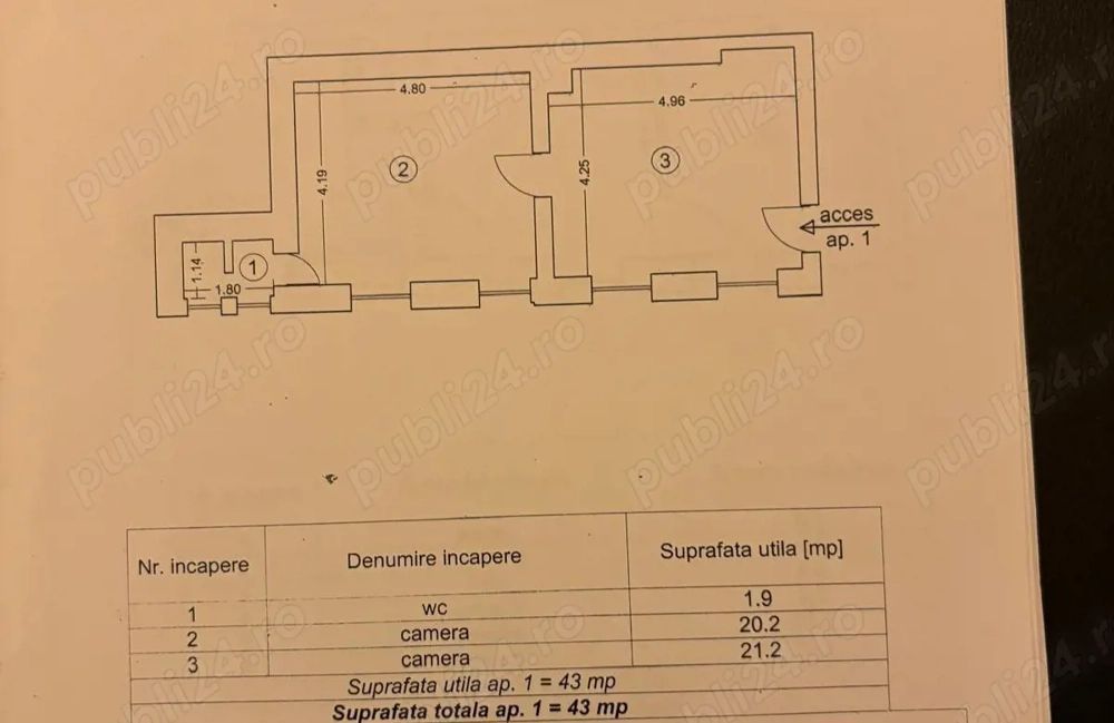 De vanzare apartament in Piata Sfatului - Poză 6