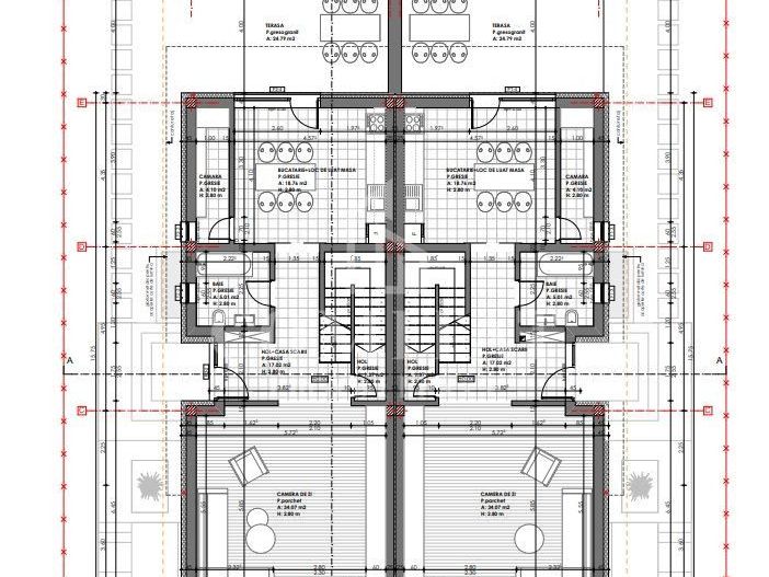 Casă spectaculoasă cu terasă panoramică cartierul Voroneț - Poză 17