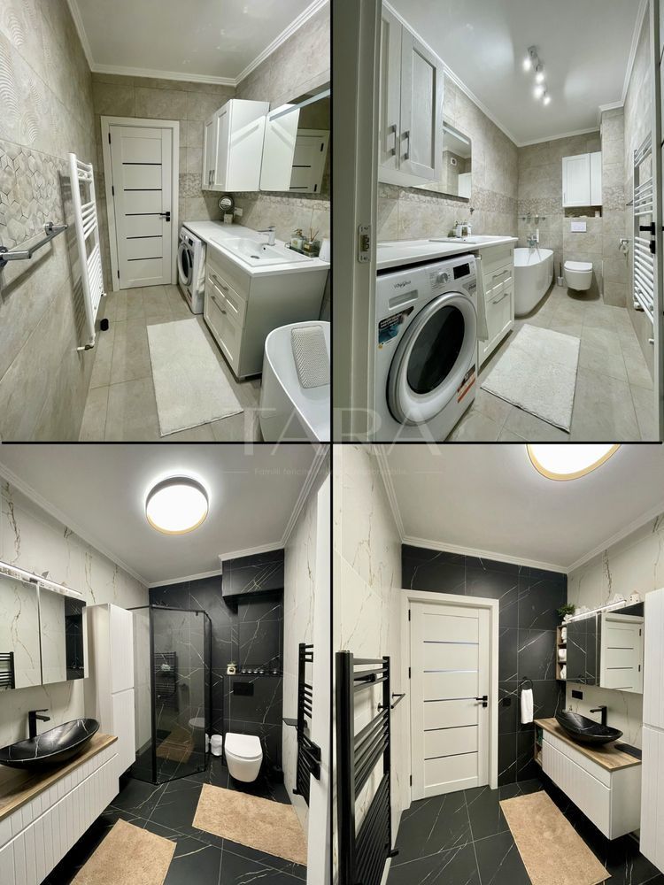 Apartament 3 camere, garaj, mobilat complet, Baciu. - Poză 5