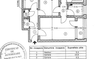 Floreasca | 3 Camere Renovat - Schiță 12