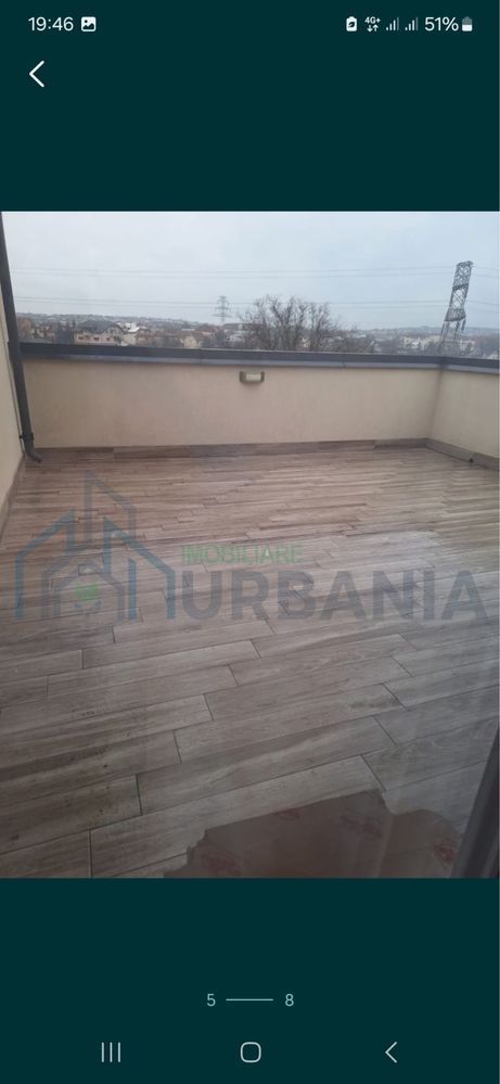 Apartament 2 camere, penthouse cu terasă de 70 mp, zona Nicolina-CUG, Iași - Poză 7