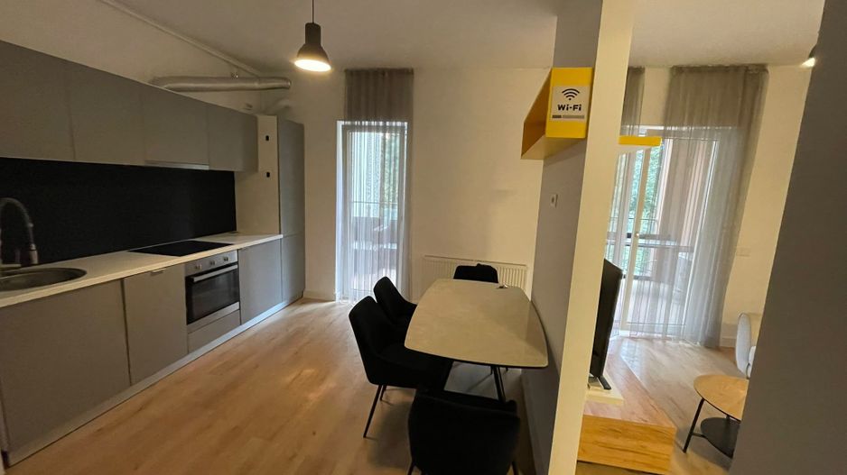 Studio dublu, lux , centrala proprie,terasa, parcare subterana, metrou - Poză 9