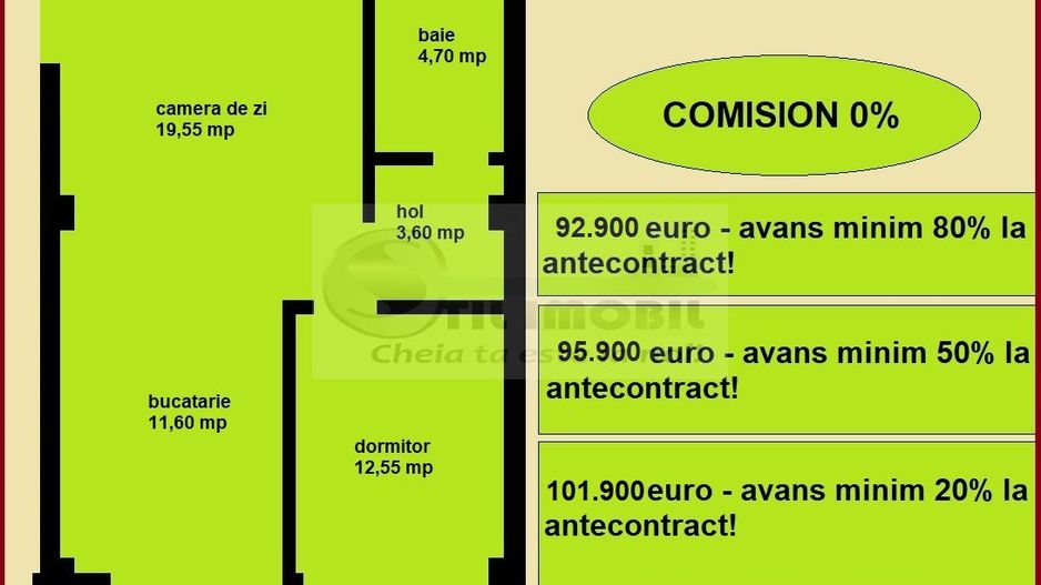 Apartament 2 camere nou de vanzare in Iasi Valea Lupului, bloc 2025 - Poză 2