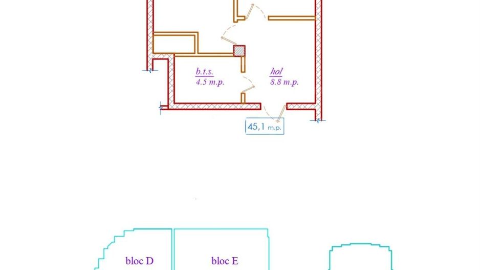 Vânzare, apartament, 1 cameră, strada Cartușa, Durlești - Poză 4