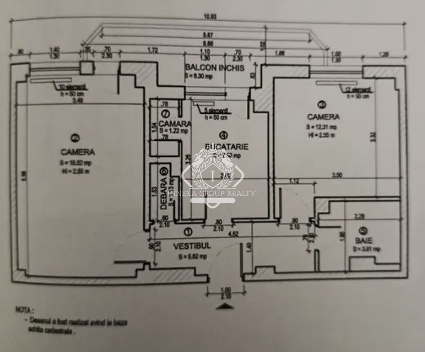 Calea Mosilor | Apartament 2 camere | Bloc 1984 | 57mp | 10 min metrou - Poză 10