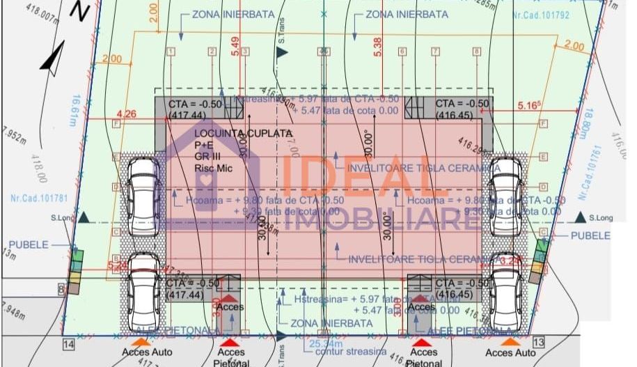 Casa Tip Duplex cu 4 camere in Zona Lidl Selimbar - Comision 0% - Schiță 2