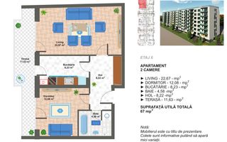 APARTAMENT 2 CAMERE DRUMUL - BINELUI - Poză 5