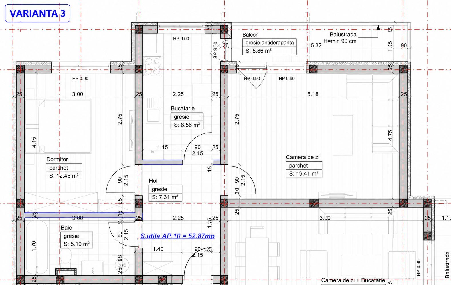COMISION 0%|Apartament 2 camere | 53,87 mp | Giroc | Parcare Inclusa - Poză 9