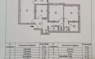 Apartament 3 Camere,Decomandat,Confort 1 Sporit-Oltenitei - Poză 10