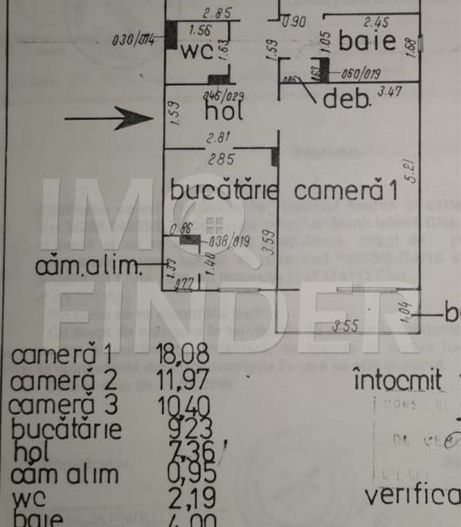 Vanzare apartament 3 camere  Zorilor, 65 mp plus 2 balcoane, zona Recuperare - Poză 10