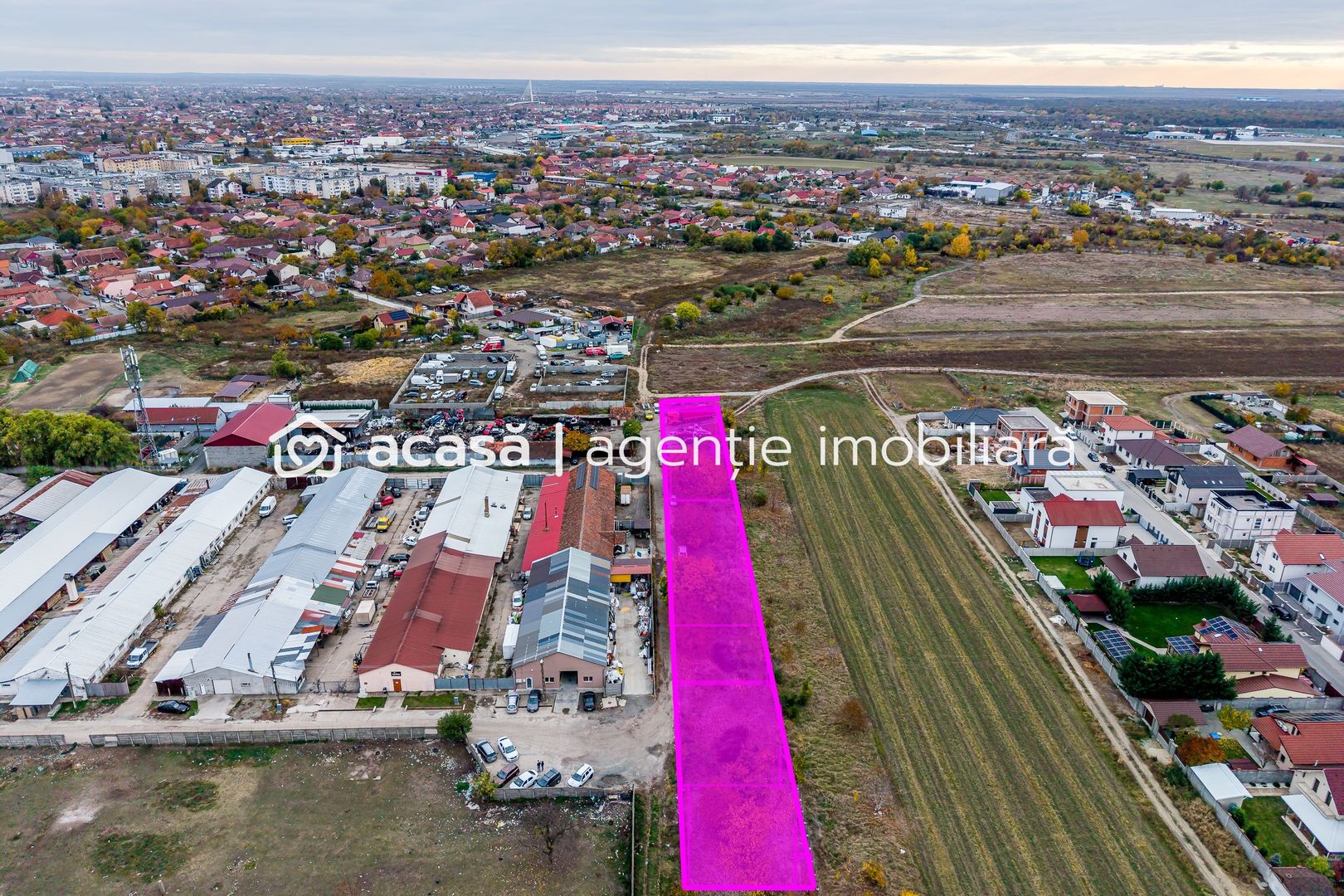 Teren de 2500 mp cu posibilitate de parcelare în Bujac Arad - Poză 2