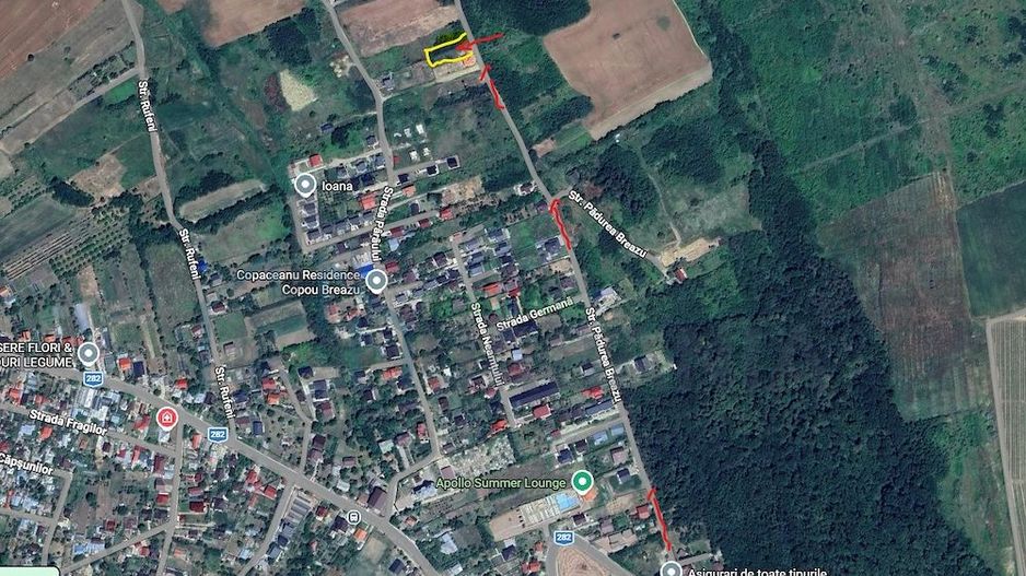 Teren intravilan de vanzare, Breazu, Iasi – 750 mp - Poză 1