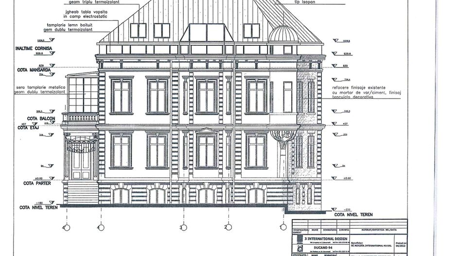 Vila Consolidata | Lascar Catargiu | 620mp utili | Instalatii noi - Schiță 24