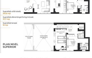 Loft 4 camere, 2 dormitoare si birou, 3 bai, terasa - Zona Floreasca - Poză 26