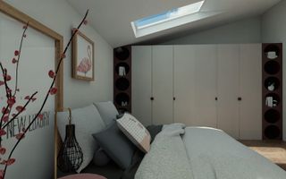 Etaj 2. Apartament pe 2 nivele. 2 bai. 2 locuri de parcare - Poză 14