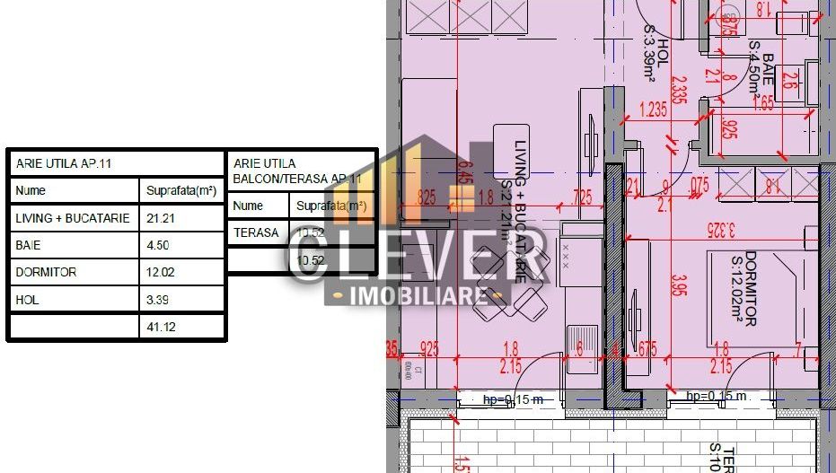Apartament 2 camere 51 mp Pallady,  Parcare gratis, Comision 0% - Schiță 12