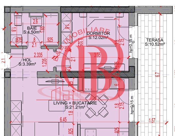 2 Camere-Studio-Ideal Investie-Titan-Pallady-Sector 3 - Schiță 2