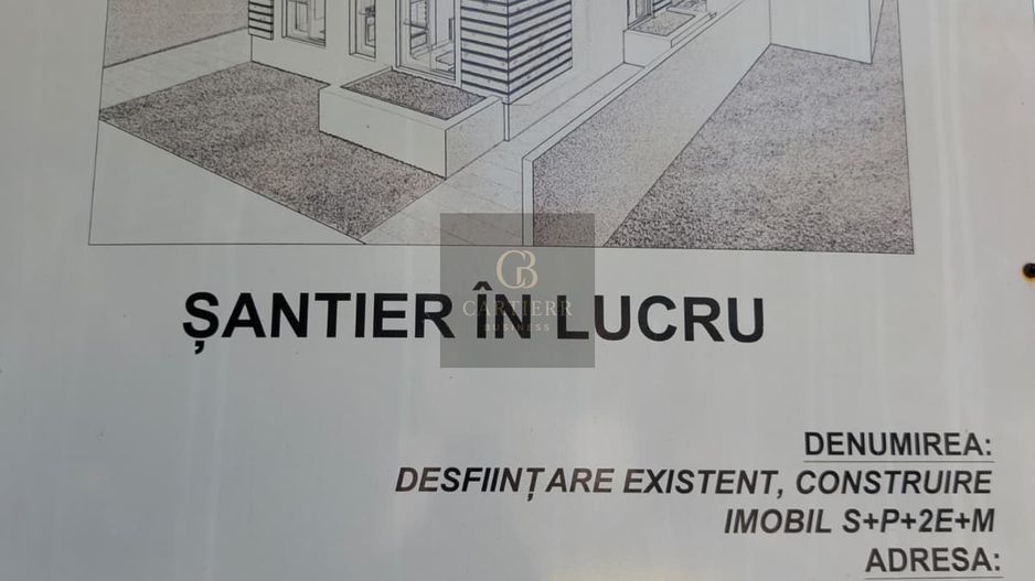 TEREN 490 MP | PROIECT AUTORIZAT PENTRU S+P+2E+M - Poză 2