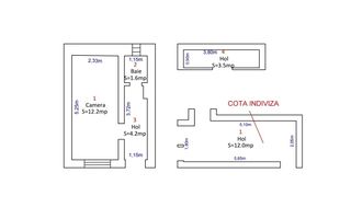Studio in centrul istoric, 21.5 mp utili, Sibiu - Poză 7