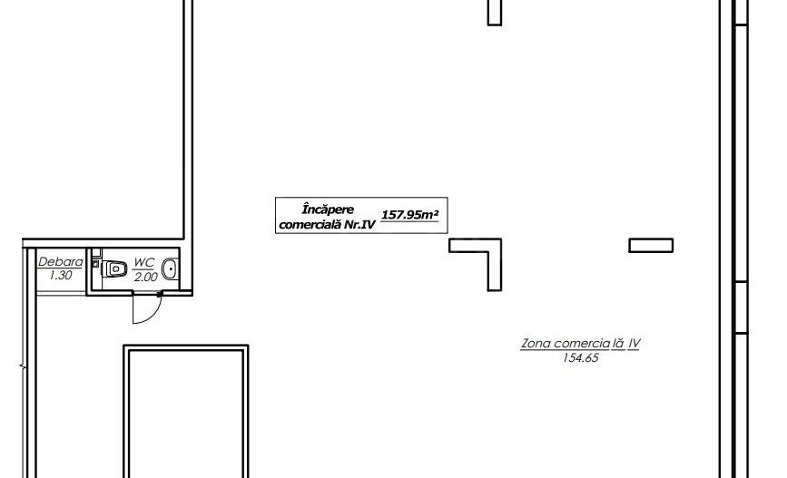 Chirie, oficiu, 158 mp, strada Marea Roșie, Râșcani - Poză 34