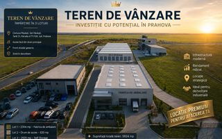 Teren industrial intravilan – 2 loturi – deschidere 27 ml – acces DN1 - Poză 2