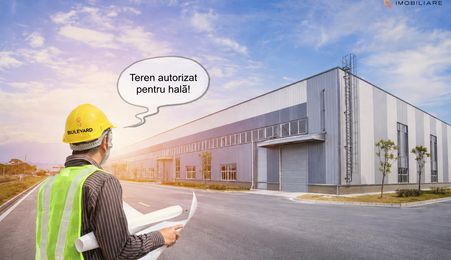Teren industrial autorizat pentru hala
