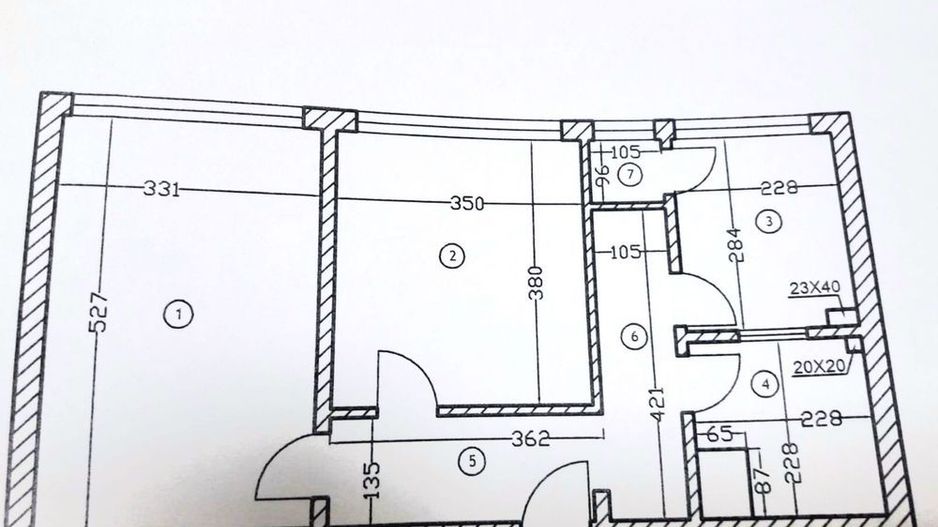 2 CAMERE DECOMANDAT- 52 mp ||  Domenii - Schiță 10