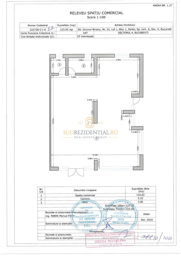 Spațiu 240 mp pretabil clinică și showroom Drumul Binelui - Schiță 9