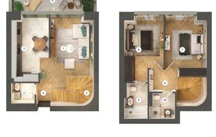 Duplex cu 3 camere, scara interioara, pret promotional