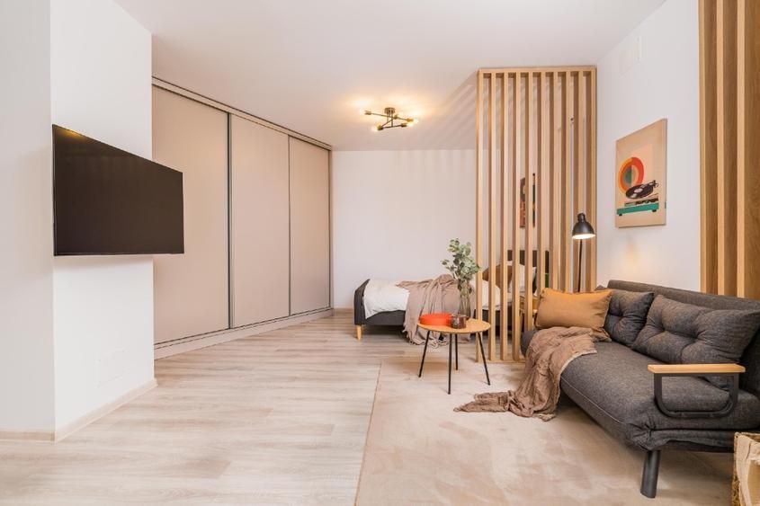 De Inchiriat–Studio Modern, Bloc Nou, Prima Închiriere,  Metrou Timpuri Noi - Poză 1