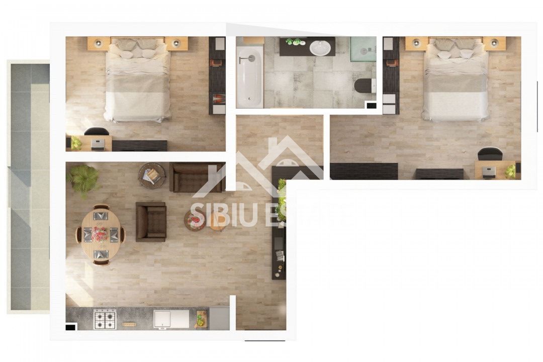 Apartament 3 camere, Doamna Stanca, Loc parcare inclus - Poză 2