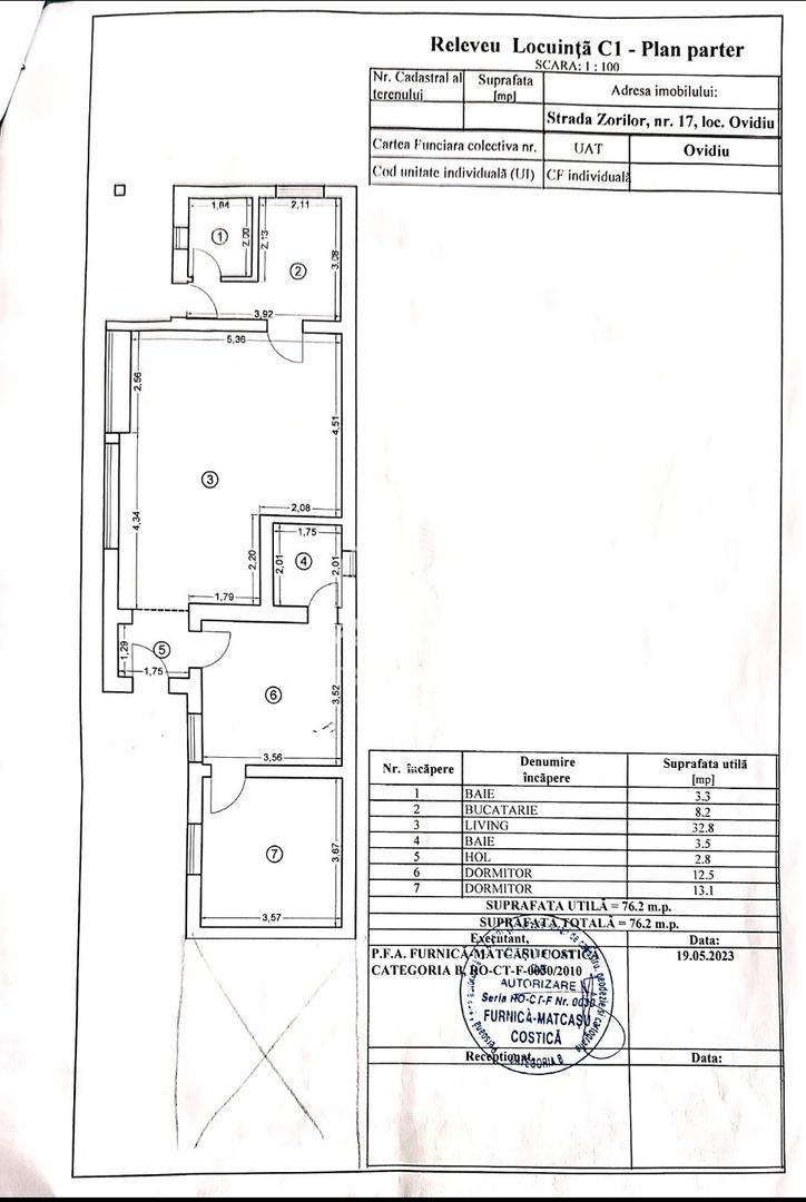 Casa 3 camere, langa Primaria Ovidiu,  teren 527 mp - Poză 20