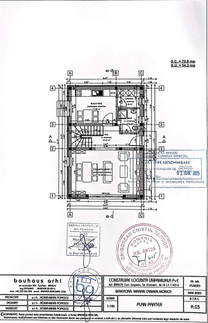 Casa/Vilă P+1 cu 4 camere de vânzare - Sânpetru - Poză 20