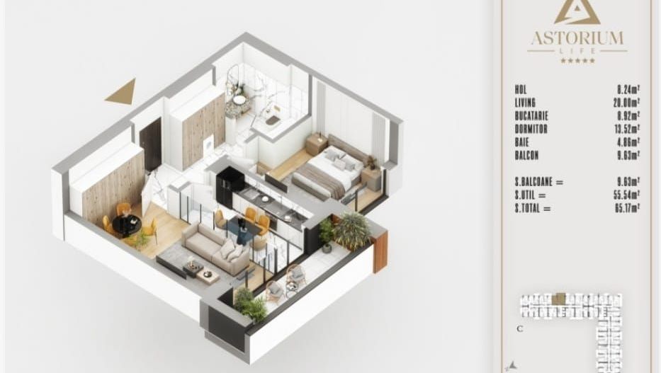 2 CAMERE/ PARC SI TRANSPORT STB / ASTORIUM LIFE / COMISION 0! - Poză 2