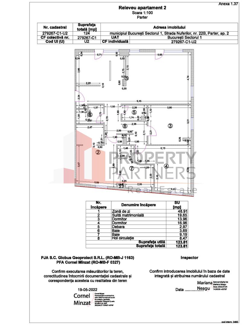 Apartament 4 camere Water Lily - Baneasa - Schiță 9