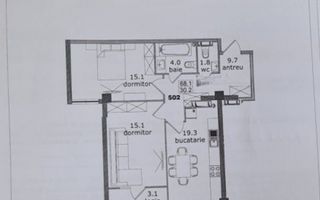 Vânzare, apartament, 2 camere, str. Alba Iulia, Buiucani - Poză 2