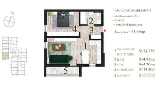 Vand apartament 2 camere, bloc nou, Anton Pann - Poză 8