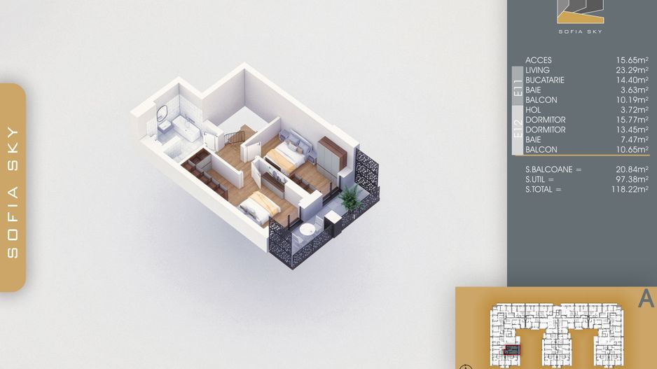 3 camere tip duplex finalizare rapida  7 minute   Metrou N Teclu - Schiță 8