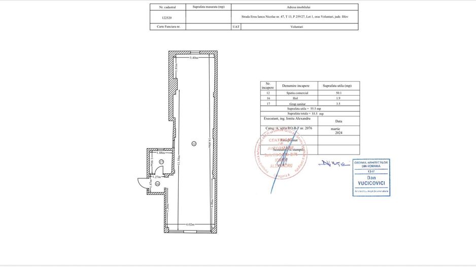 Vilă Erou Iancu Nicolae |  Locație premium stradală - Schiță 19