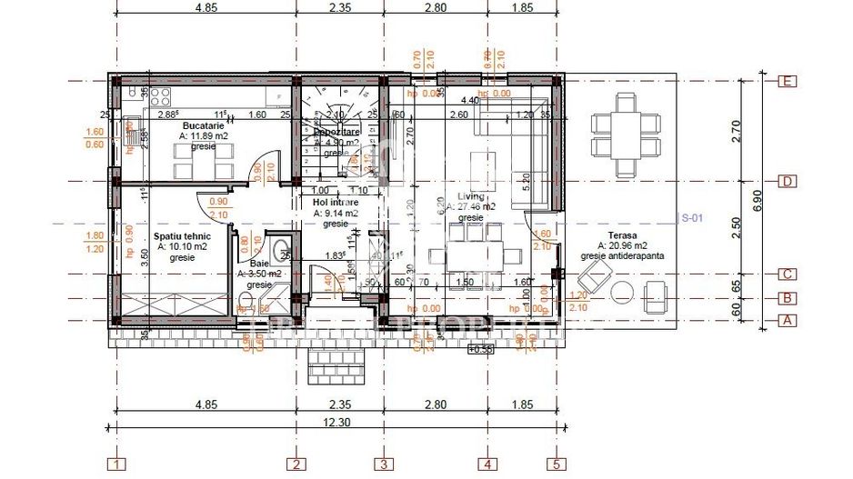 COMISION 0%! Casă individuală, 5 camere, 3 bai, teren 474 mp, Chinteni - Poză 13