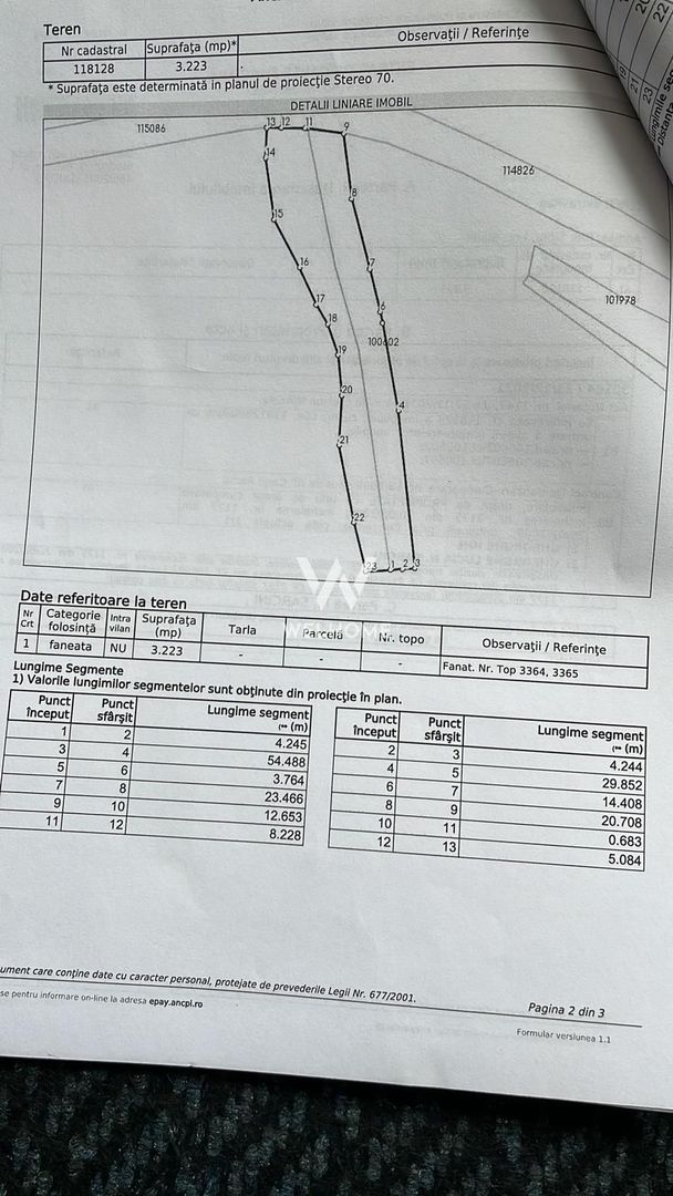 De vânzare teren extravilan în Sibiel, jud. Sibiu – 3223 mp - Poză 12