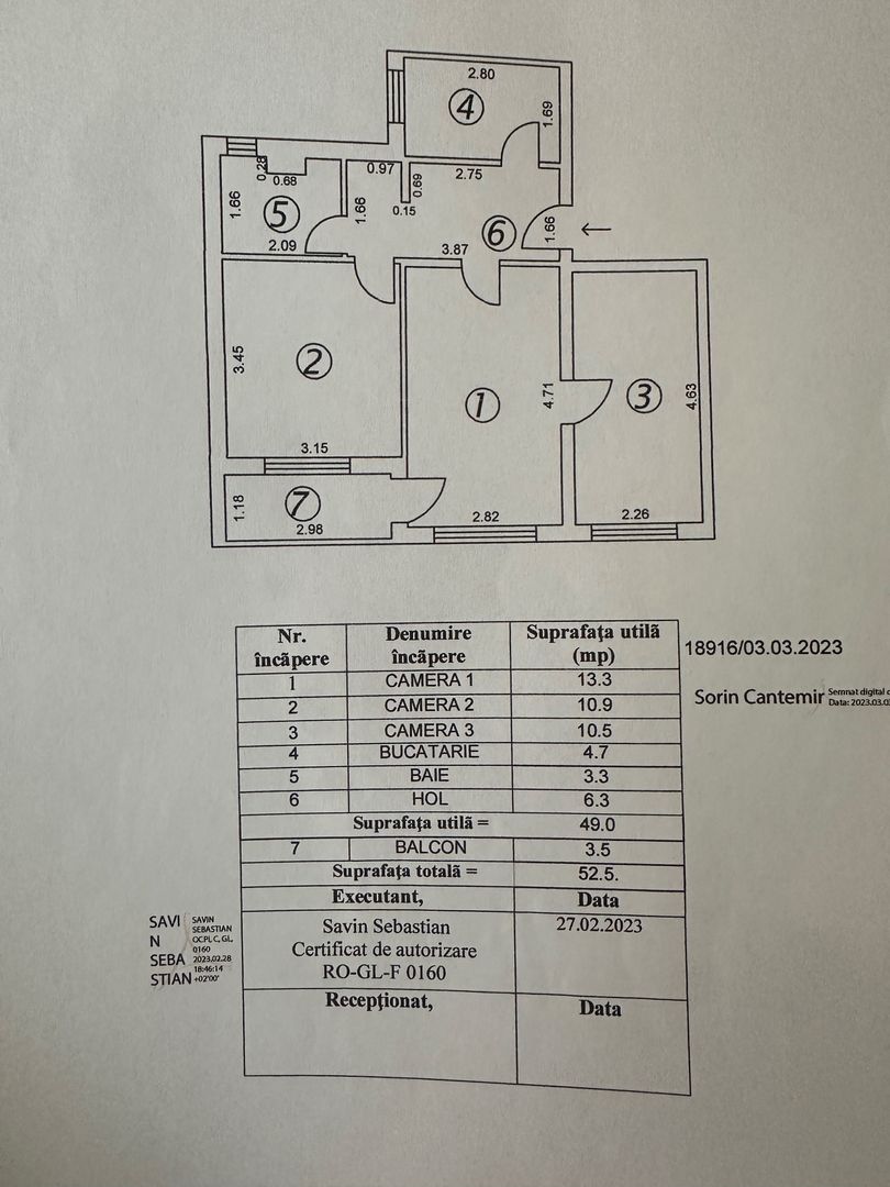 Apartament 3 cam Micro 38 ,et 3,mobilat si utilat - Poză 8