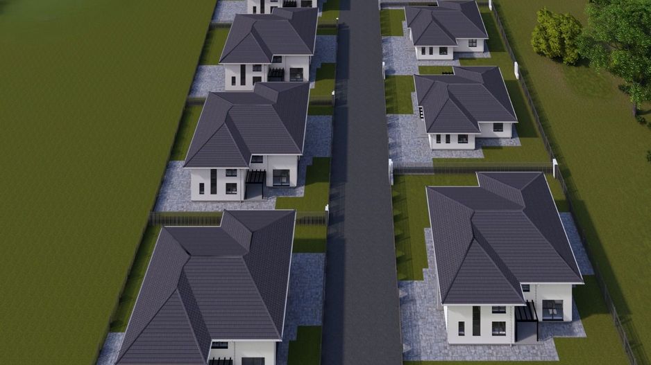 Casa la cheie 4 camere,120 mp,512 mp teren,cu gard si pavaj - Poză 14