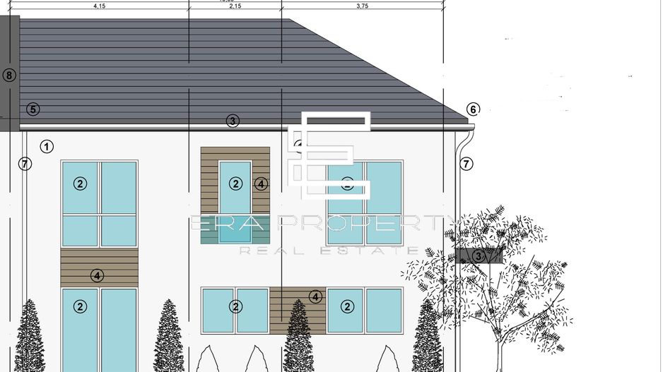 Duplex 4 Camere teren 300 mp  -Locație Centrală, Sura Mică - Poză 6