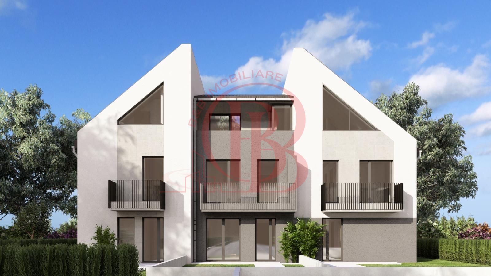 Vilă Triplex 4 Cam Arhitectură Modernă- Grădină Individuală -Panouri solare - Poză 4