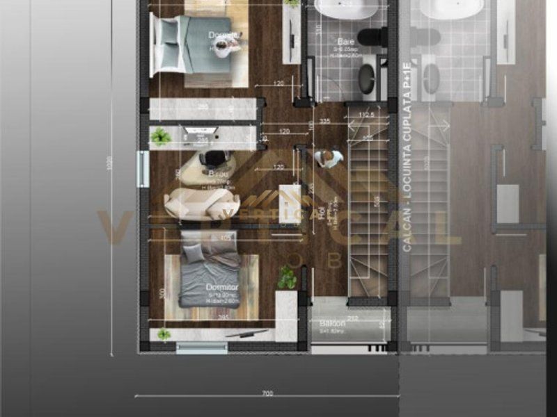 Duplex Superb 4 camere, 2 bai - Com Berceni, IF - Poză 5