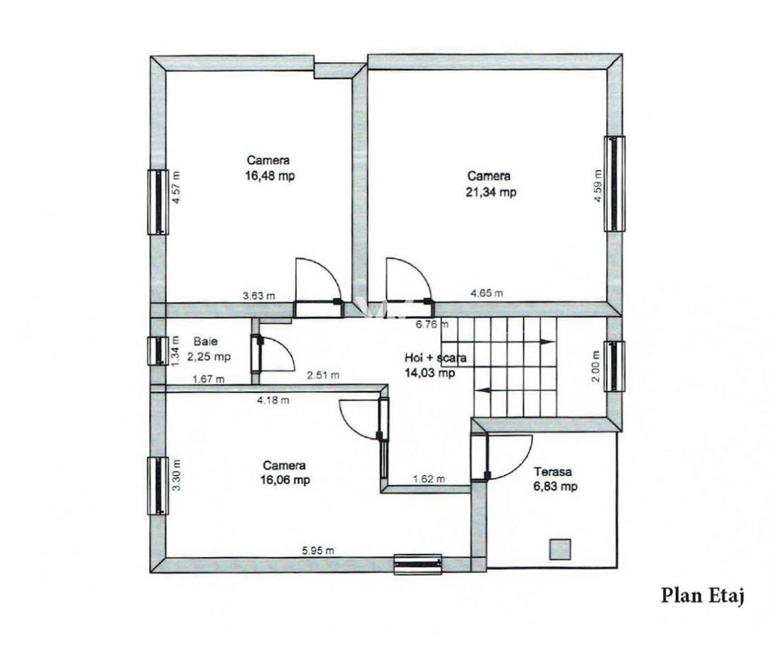 Spatiu birouri Centru, langa pacrul Sub Arini, Sibiu - Schiță 14