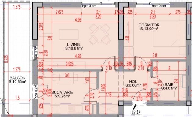 Apartament 2 camere decomandat,Rezidential Pallady,Finalizare rapida - Poză 4