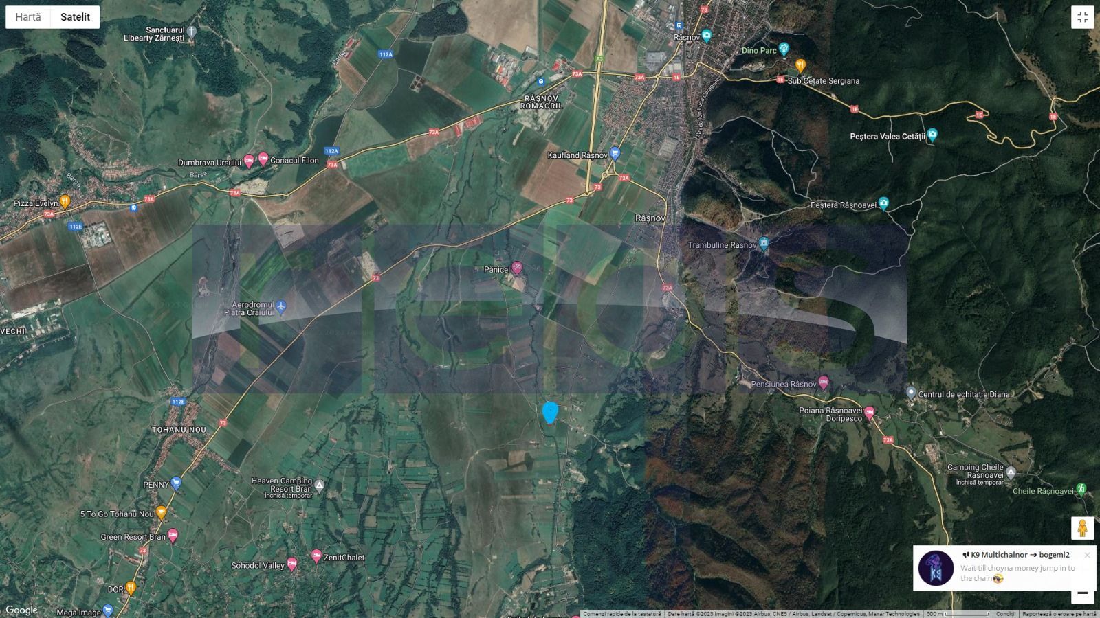 VANZRE-TEREN  - INTRAVILAN 650 mp deschidere 25 mp RASNOV -BRASOV - Poză 1